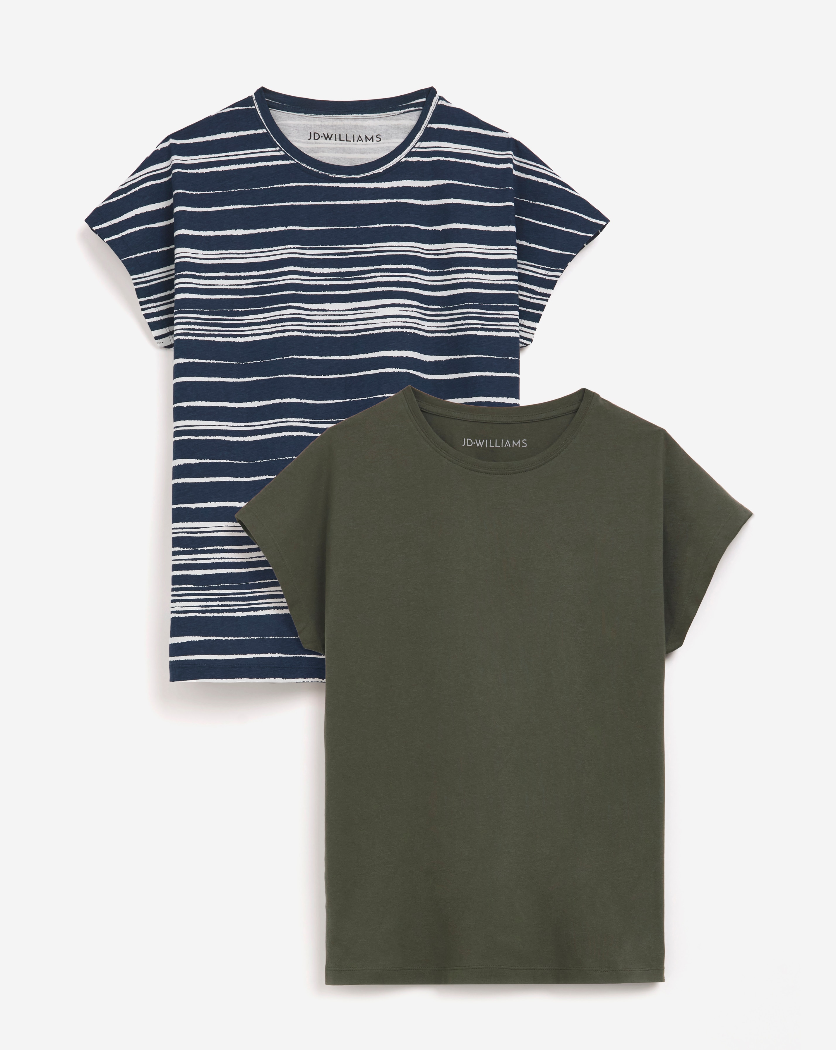 2 Pack Relaxed Short Sleeve T-Shirt
