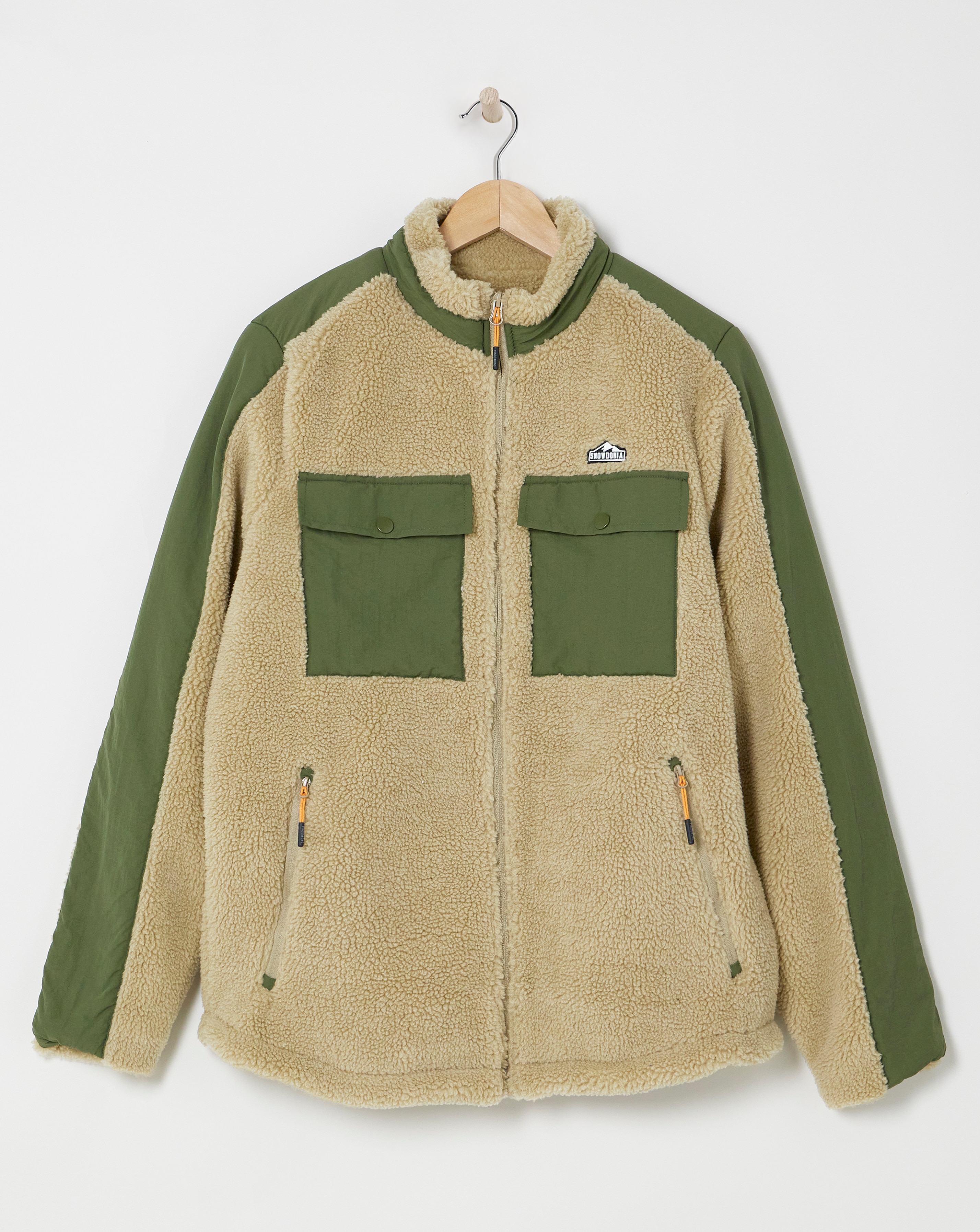 Snowdonia Borg Panel Detail Jacket
