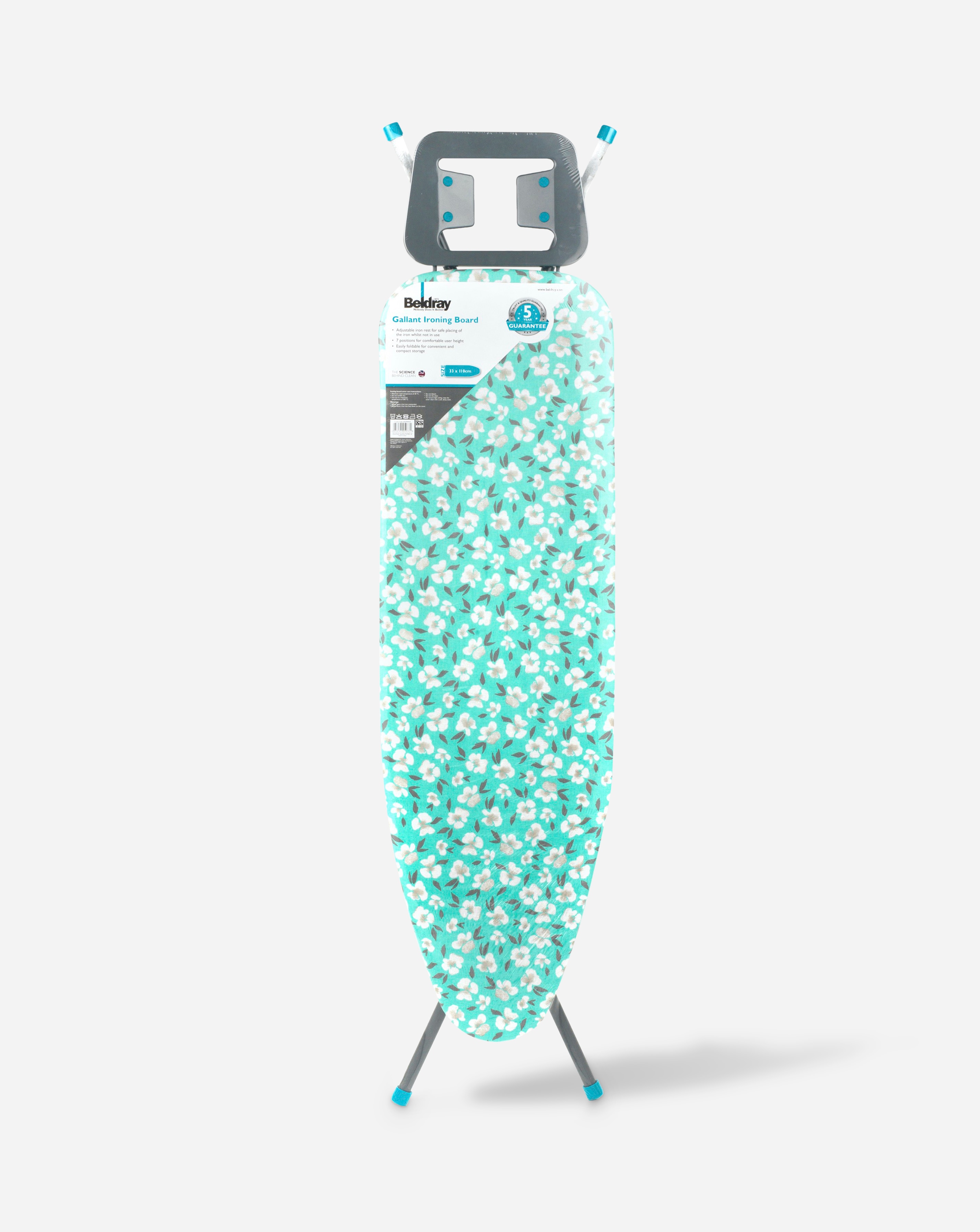 Beldray Poppy Print Ironing Board