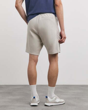 BOSS Light Beige Small Logo Sweat Shorts