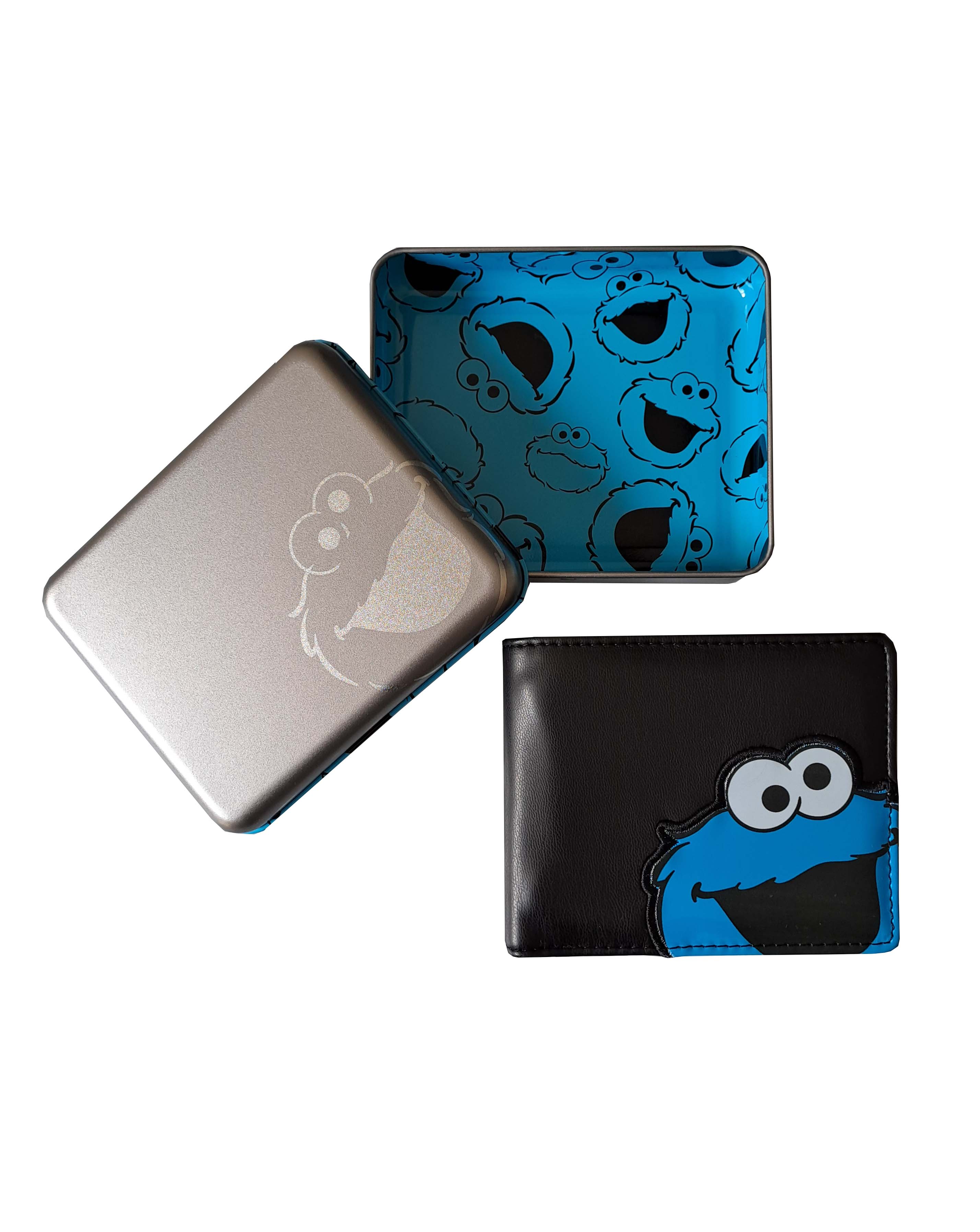 Cookie Monster Wallet In Gift Tin