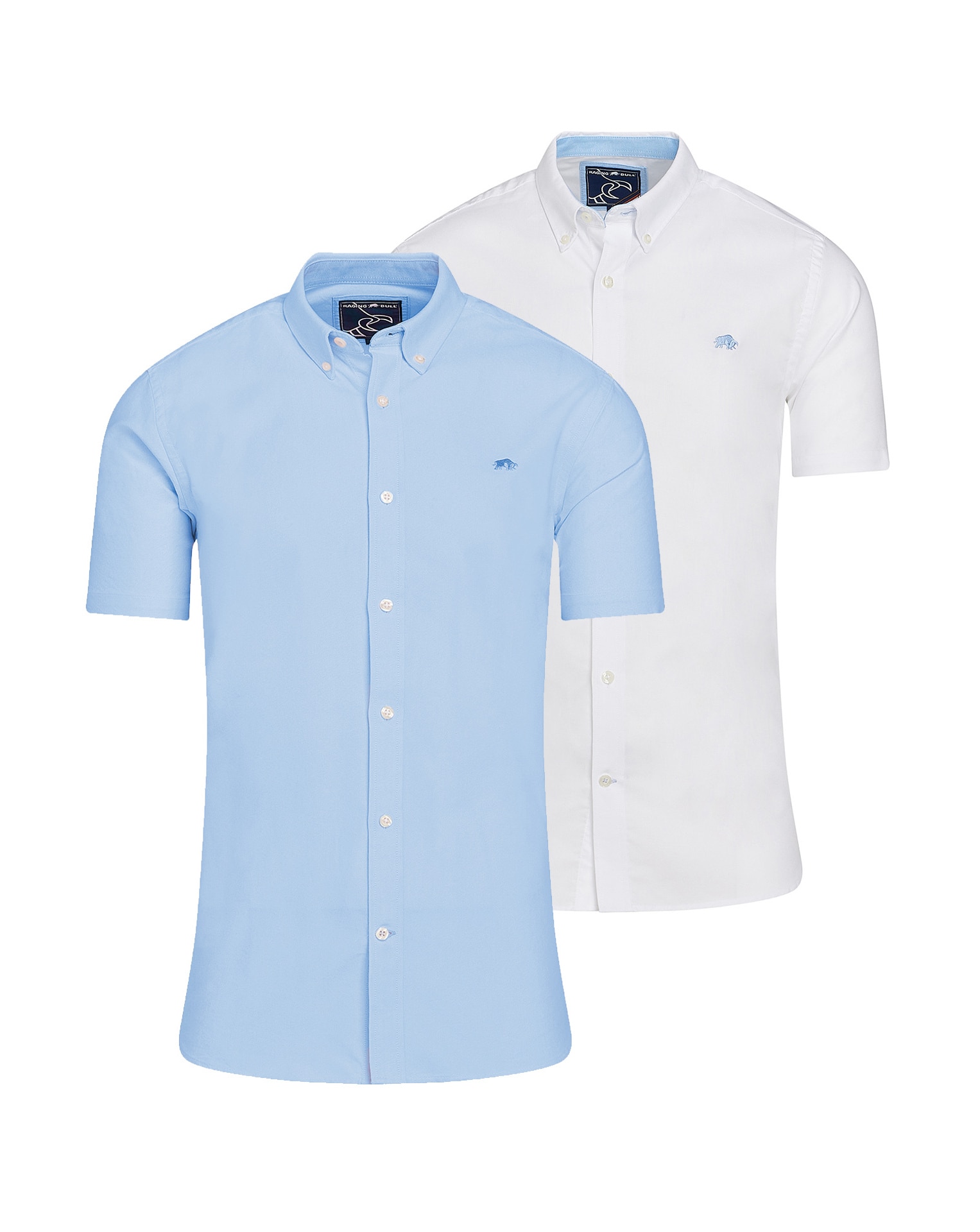 Raging Bull 2 Pack SS Oxford Shirt Multi