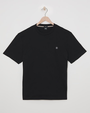 BOSS Short Sleeve BB Metallic Logo Black T-shirt