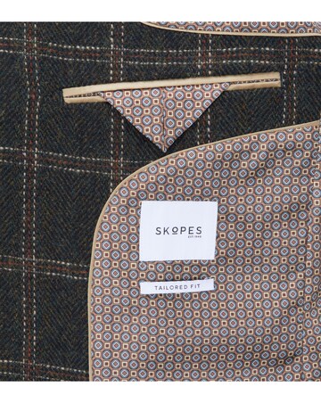 Skopes Heaton Suit Jacket Green Check