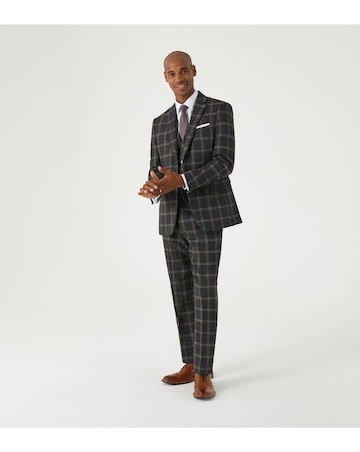 Skopes Heaton Suit Trouser Green Check