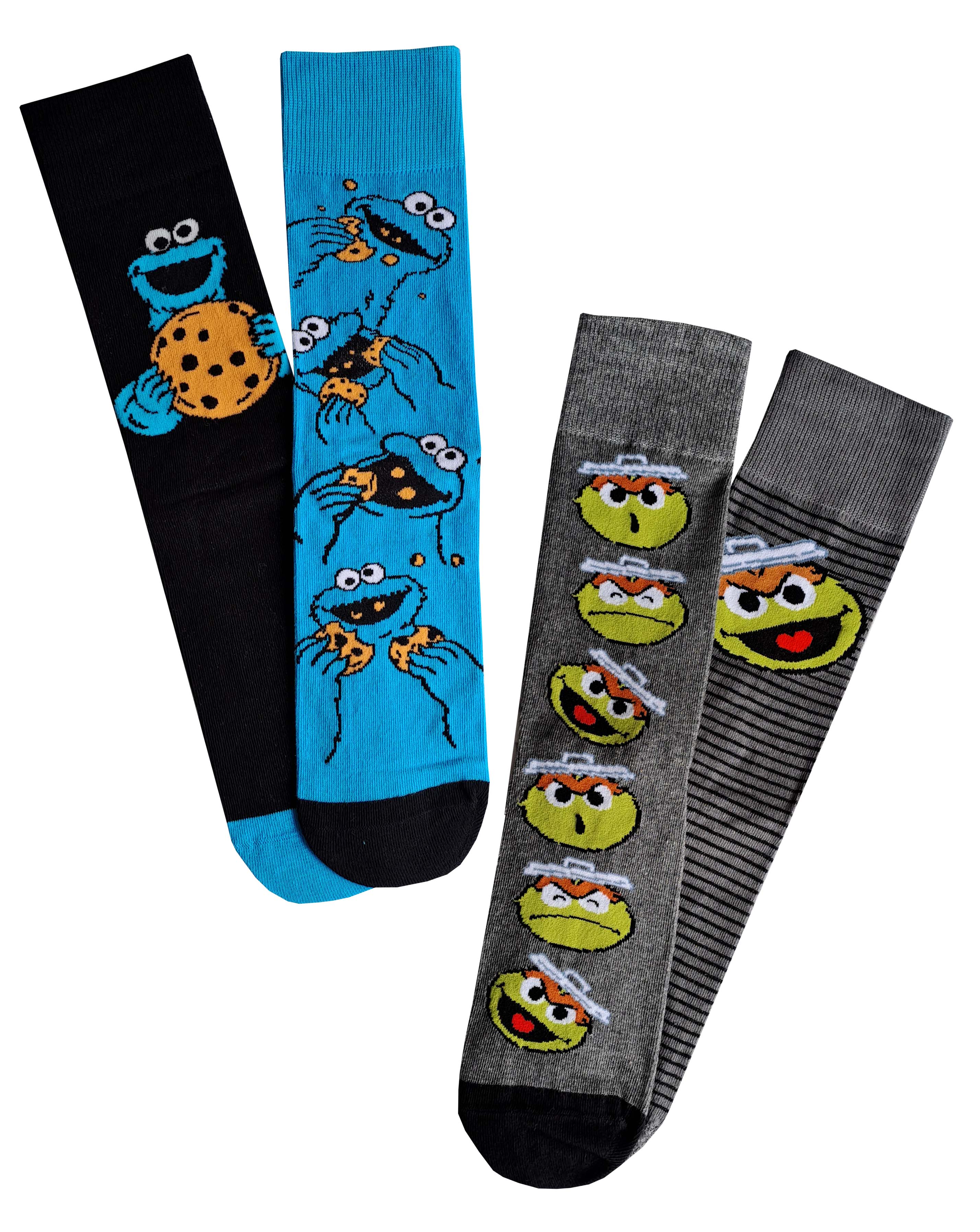 Mens 4pk Cookie & Oscar Socks