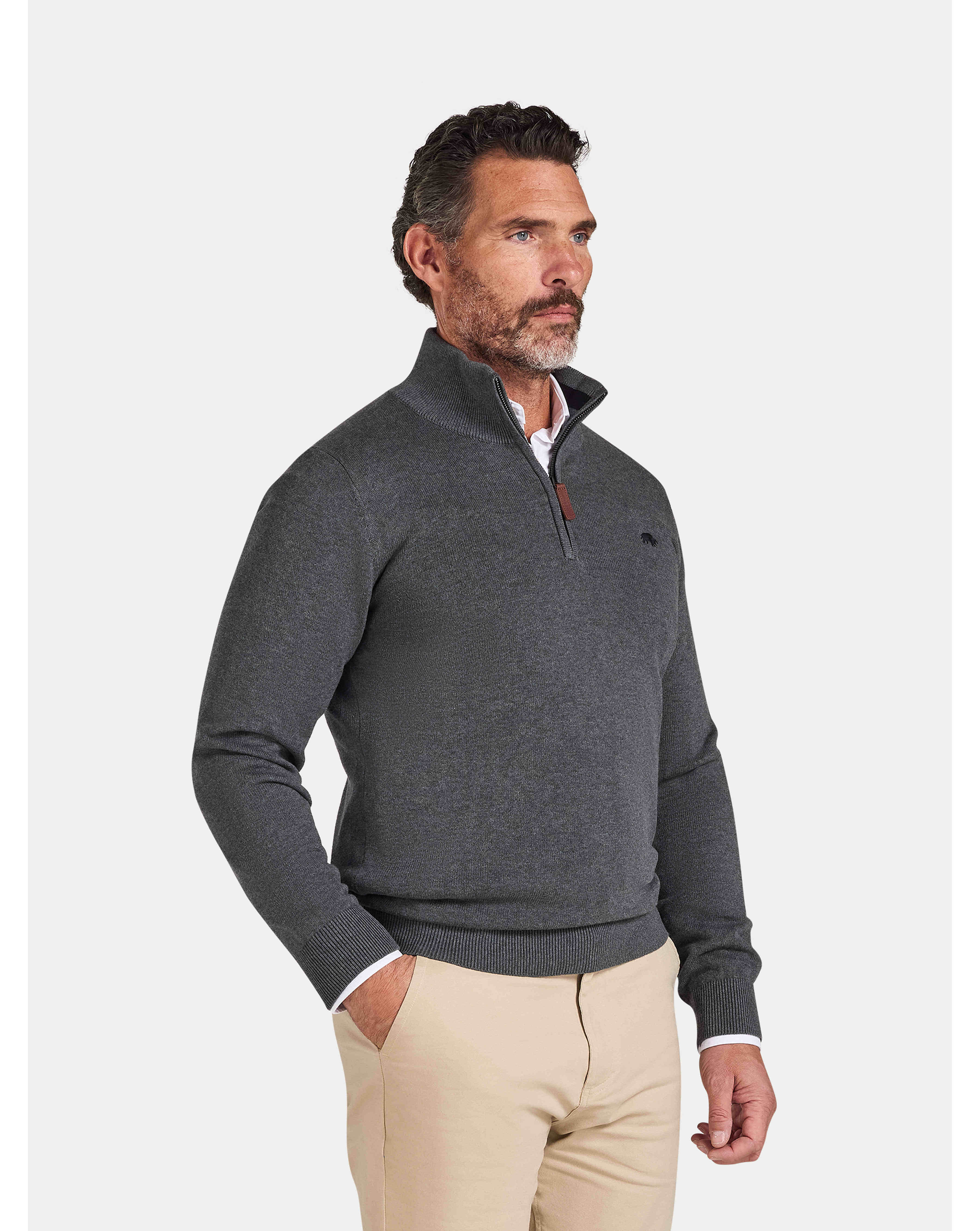 New In - Raging Bull Classic 1/4 Zip Knit