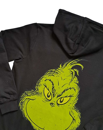 Mens Mister Grinch Hoodie With Zip Front