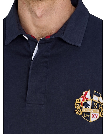 Raging Bull Classic Long Sleeve Rugby Navy