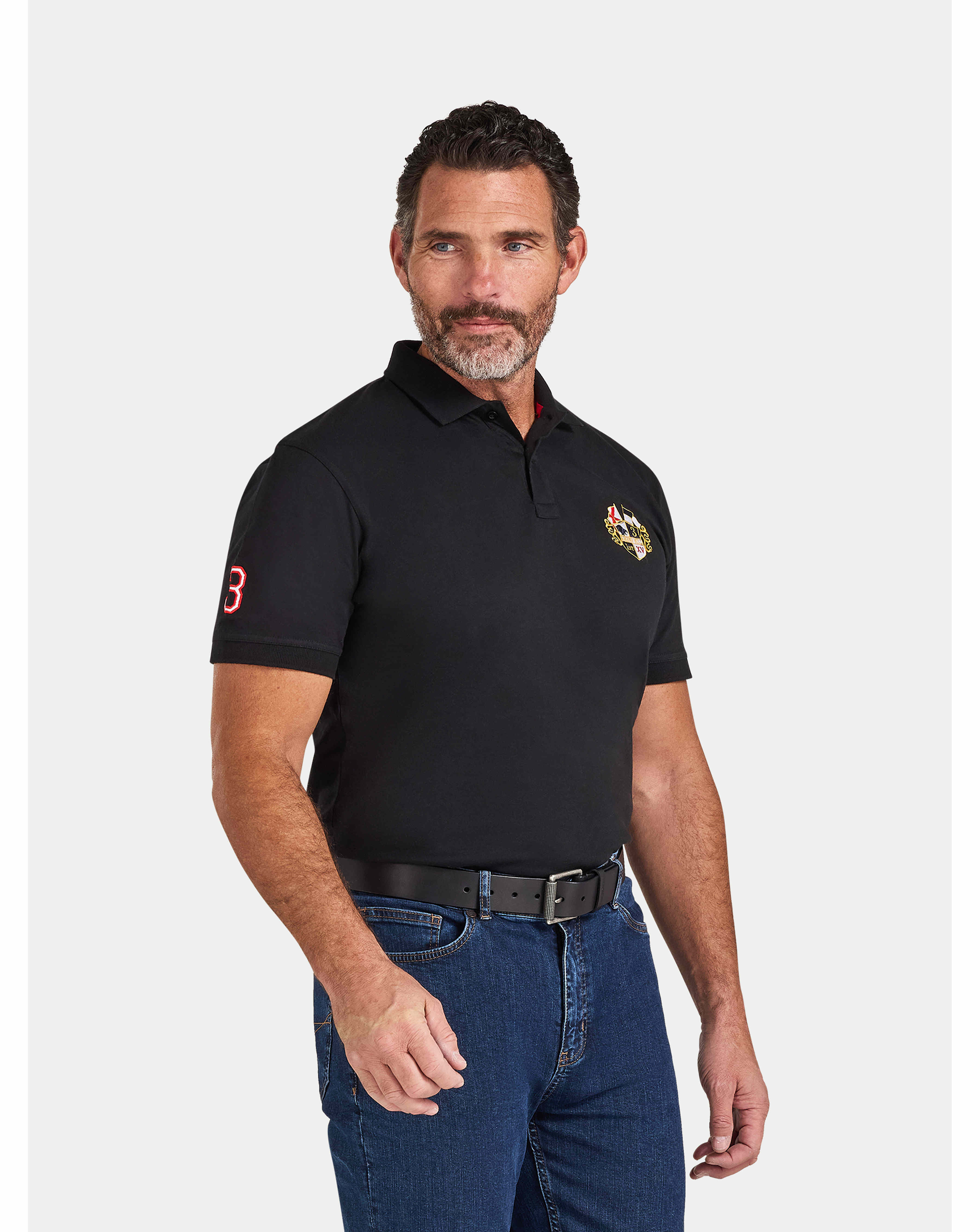 New In - Raging Bull Classic Crest Polo