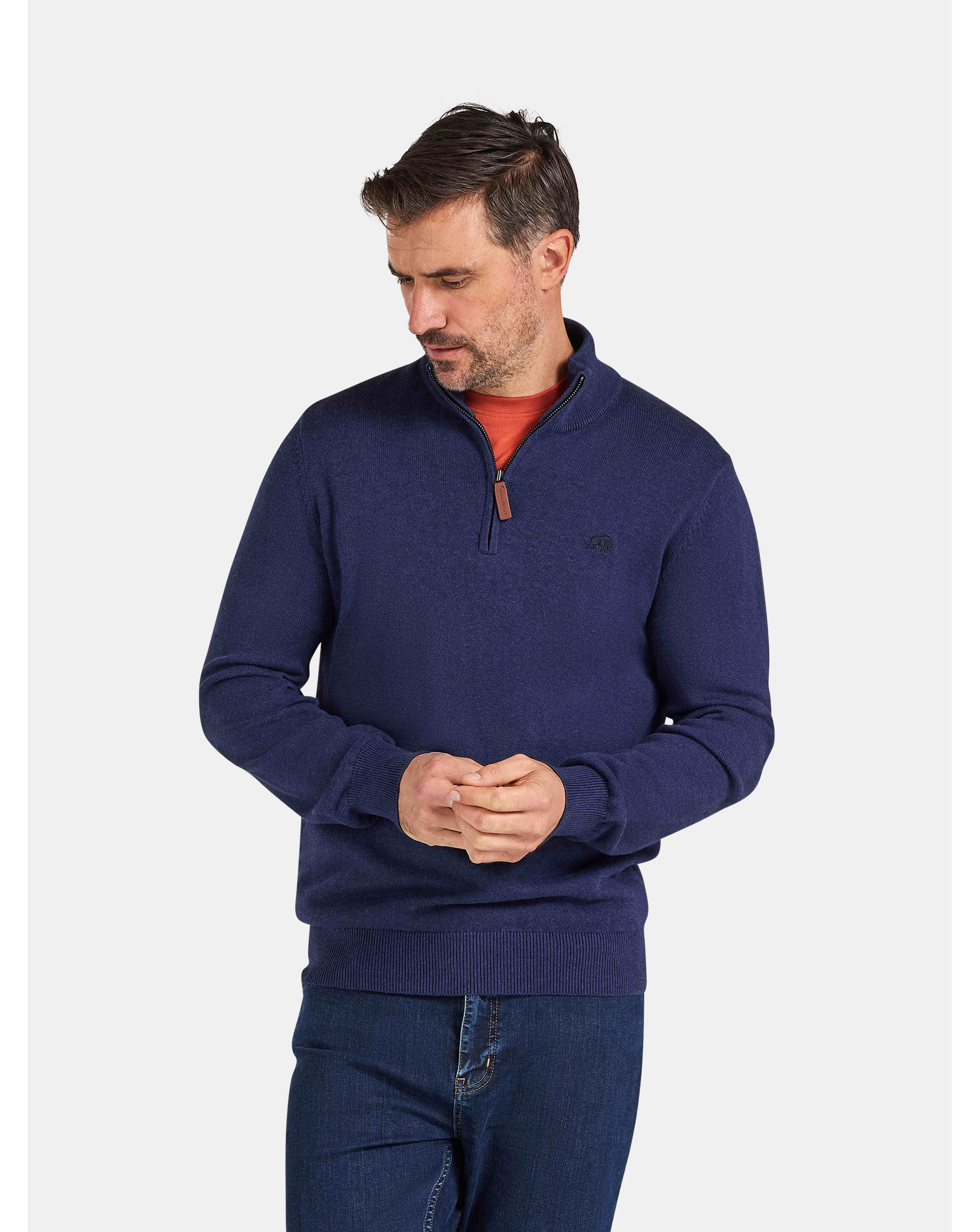 New In - Raging Bull Classic 1/4 Zip Knit