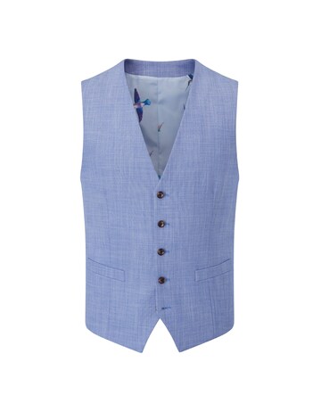 Skopes Redding Suit Waistcoat Sky Blue