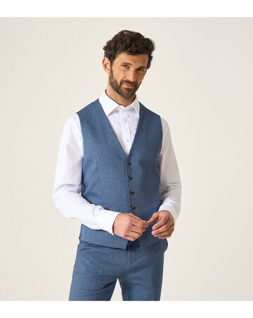 Skopes Calvados Suit Waistcoat Blue