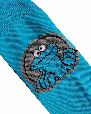 Mens 4pk Cookie & Bert Ernie Socks