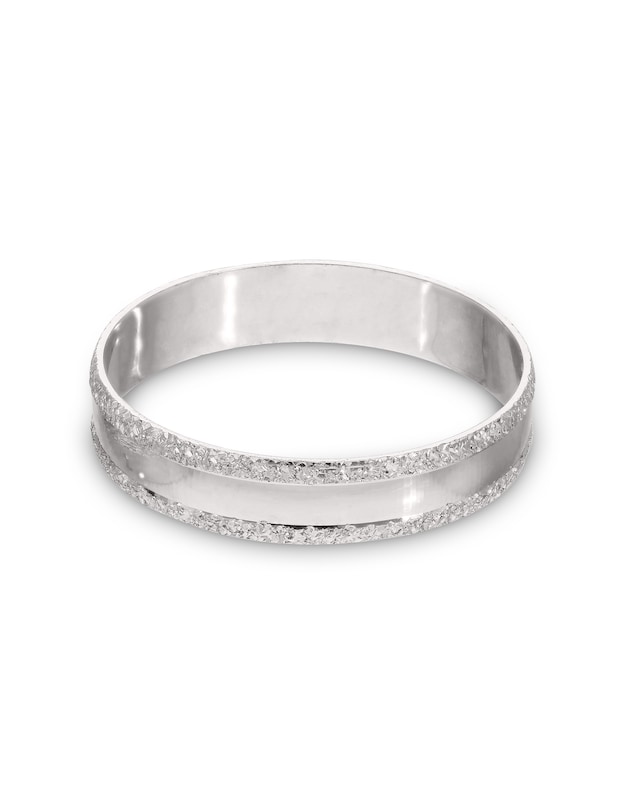 9ct White Gold Sparkle Wedding Ring