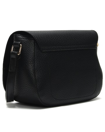 Valentino Bags Superman Pebbled Saddle Bag