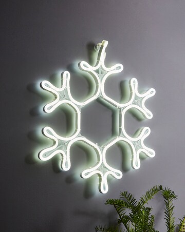 Snowflake Neon Christmas Light