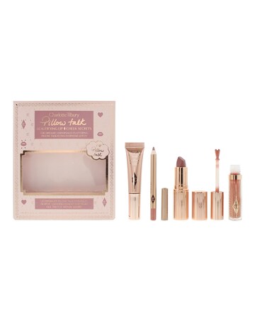Charlotte Tilbury Pillow Talk Beautifying Lip And Cheek Secrets 4 Piece Set