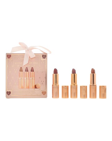 Charlotte Tilbury Iconic Mini Lip Trio 3 Piece Gift Set: Lipstick 3 x 1.5g