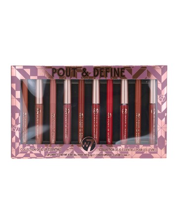 W7 Lip Who's Talking & Pout & Define