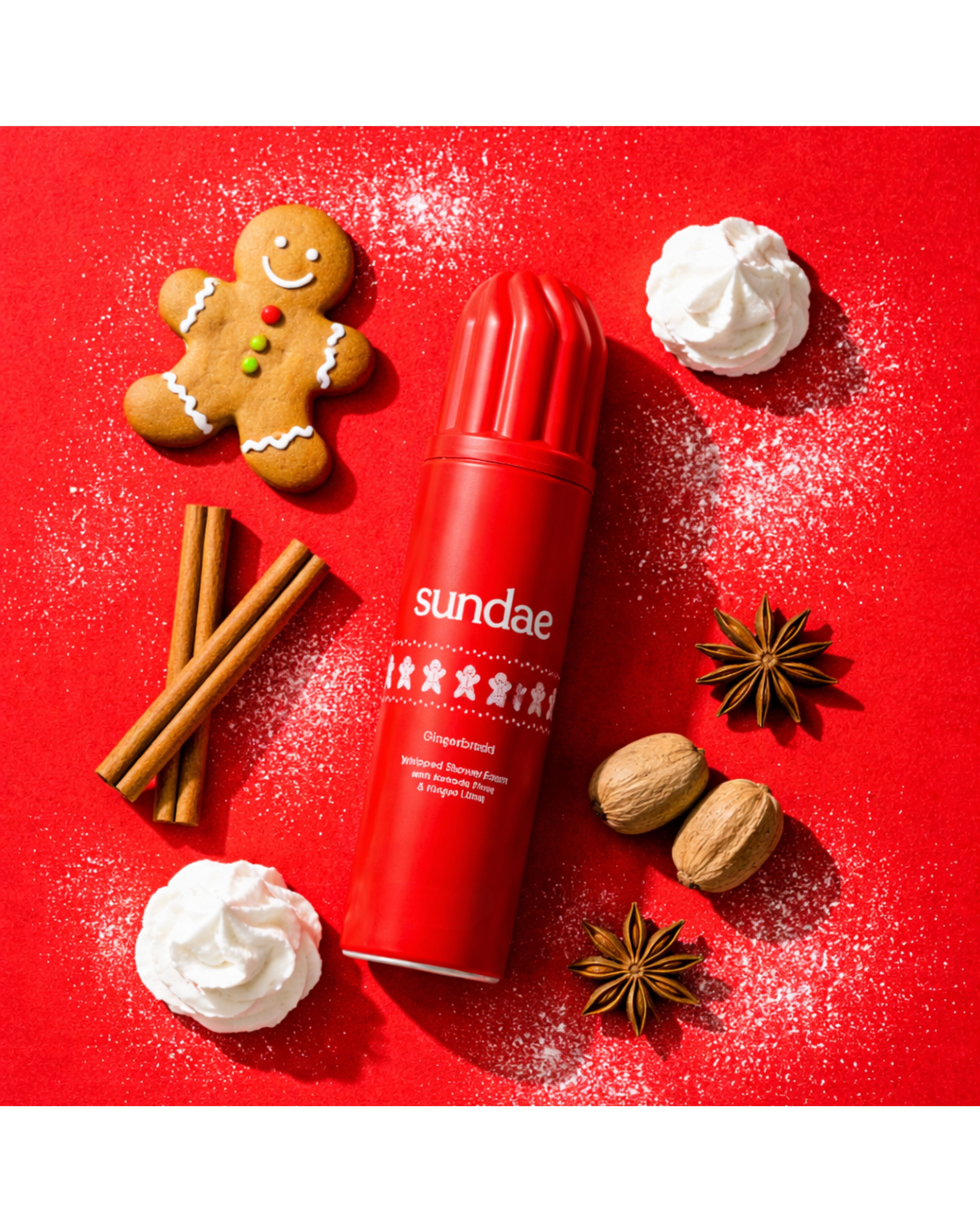 Sundae Whipped Shower Foam - Gingerbread