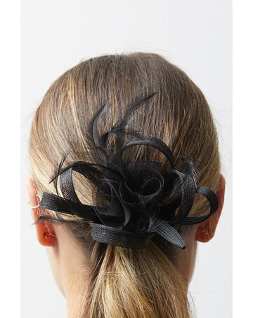 Jon Richard Black Small Fascinator