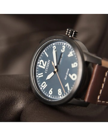 Citizen Eco-Drive Military Strap Watch