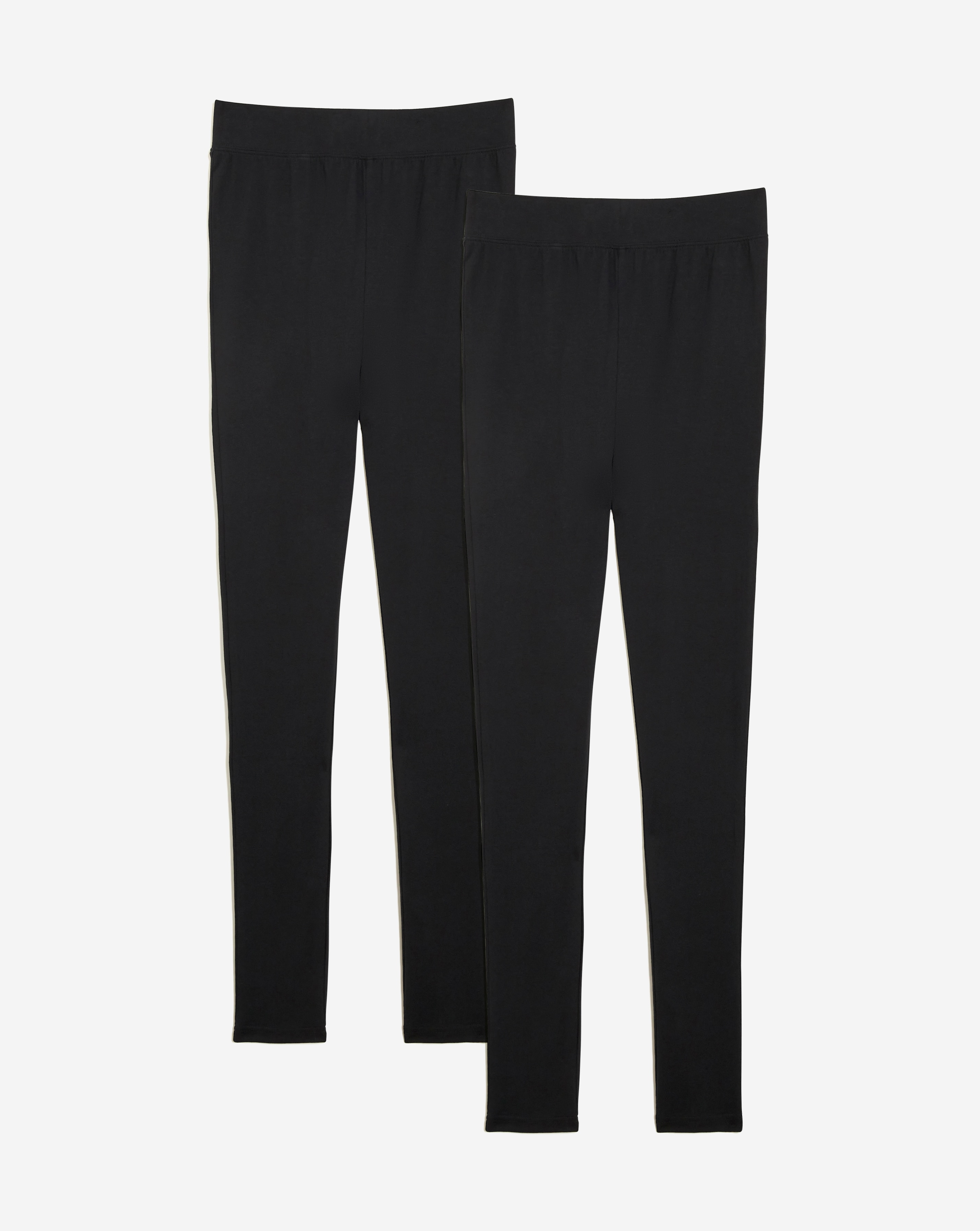 Cotton Rich 2 Pack Full Length Leggings