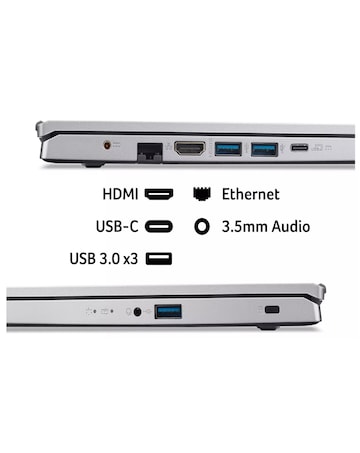 Acer Aspire Go 15.6in Laptop - AMD Ryzen 7 16GB 512GB FHD