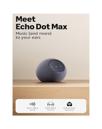 Amazon Echo Dot Max (2025) Smart Speaker with Alexa & Control & Smart Home Hub
