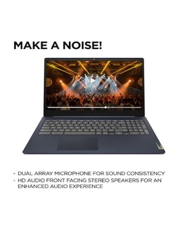 Lenovo IdeaPad Slim 3 Chromebook - 15.6in Intel Celeron 128GB - Blue