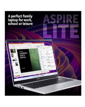 Acer Aspire Lite Laptop - 15.6in Intel Celeron 8GB 128GB - Grey