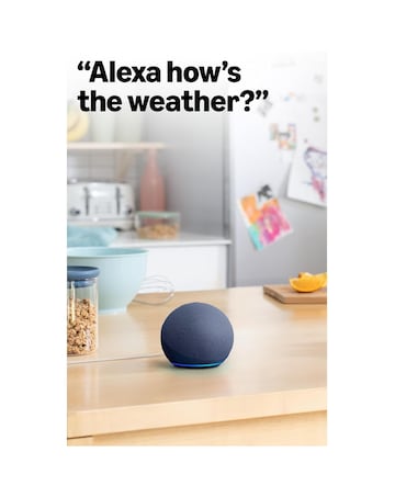Amazon Echo Dot (5th Gen) Smart Speaker with Alexa - Glacier White