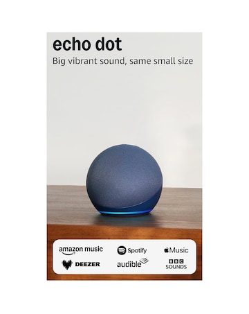 Amazon Echo Dot (5th Gen) Smart Speaker with Alexa - Deep Sea Blue