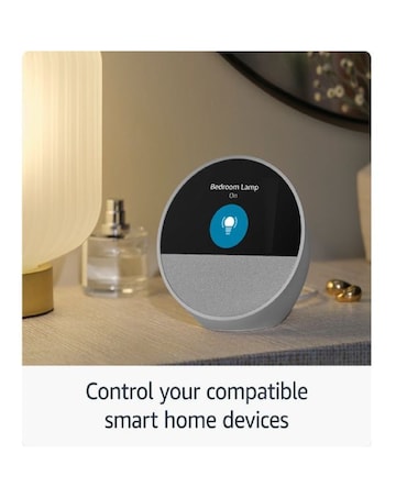 Amazon Echo Spot Smart Alarm Clock with Alexa - Blue