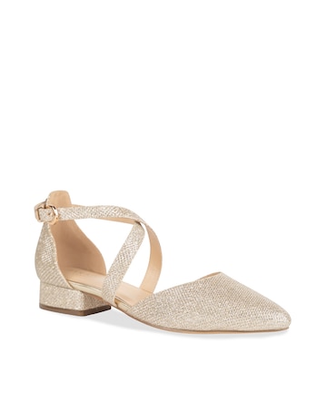 Paradox London Inaya Low Block Heel Court