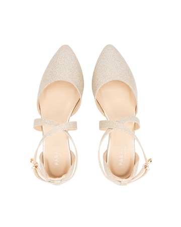 Paradox London Inaya Low Block Heel Court