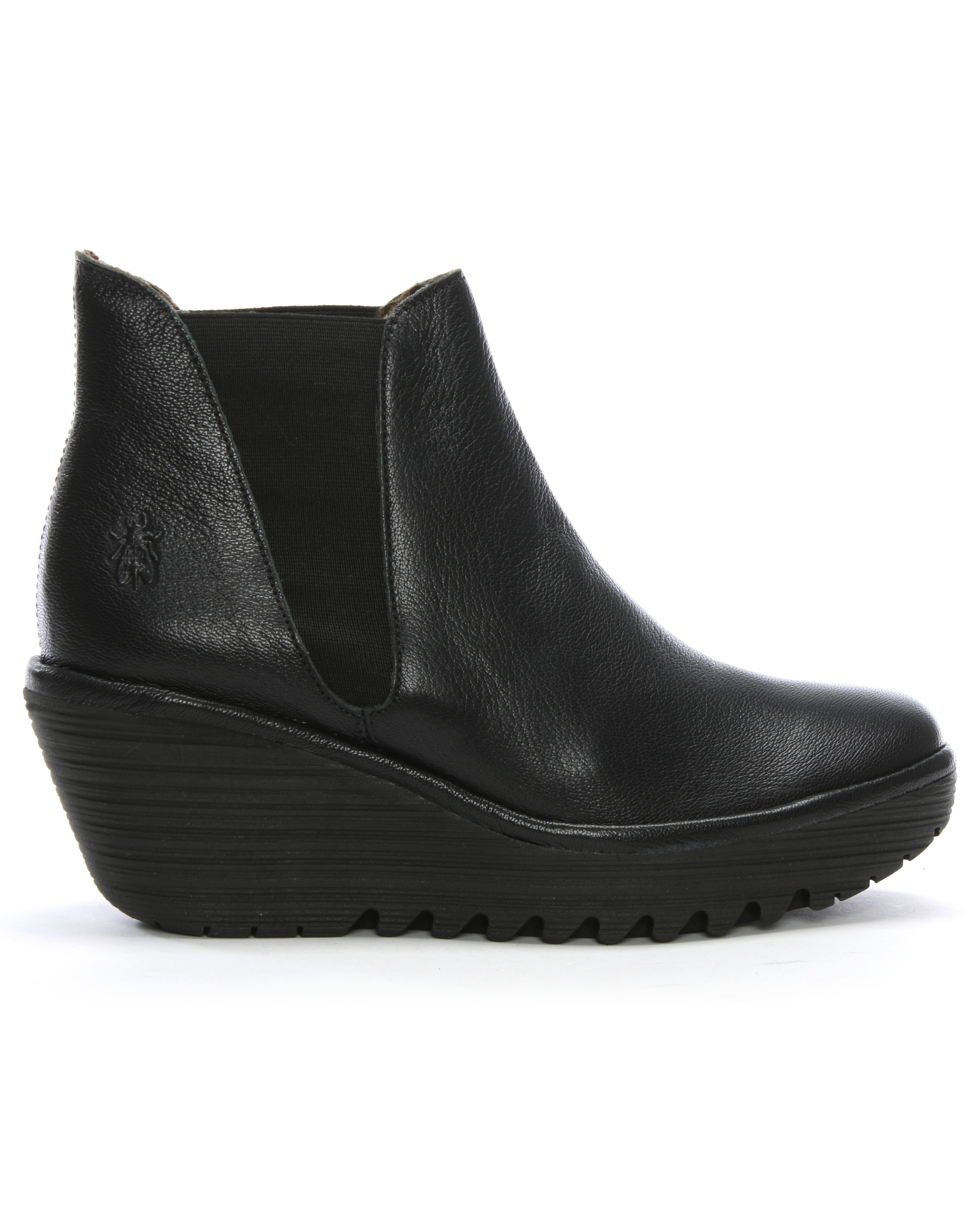 Fly London Woss Black Ankle Boots