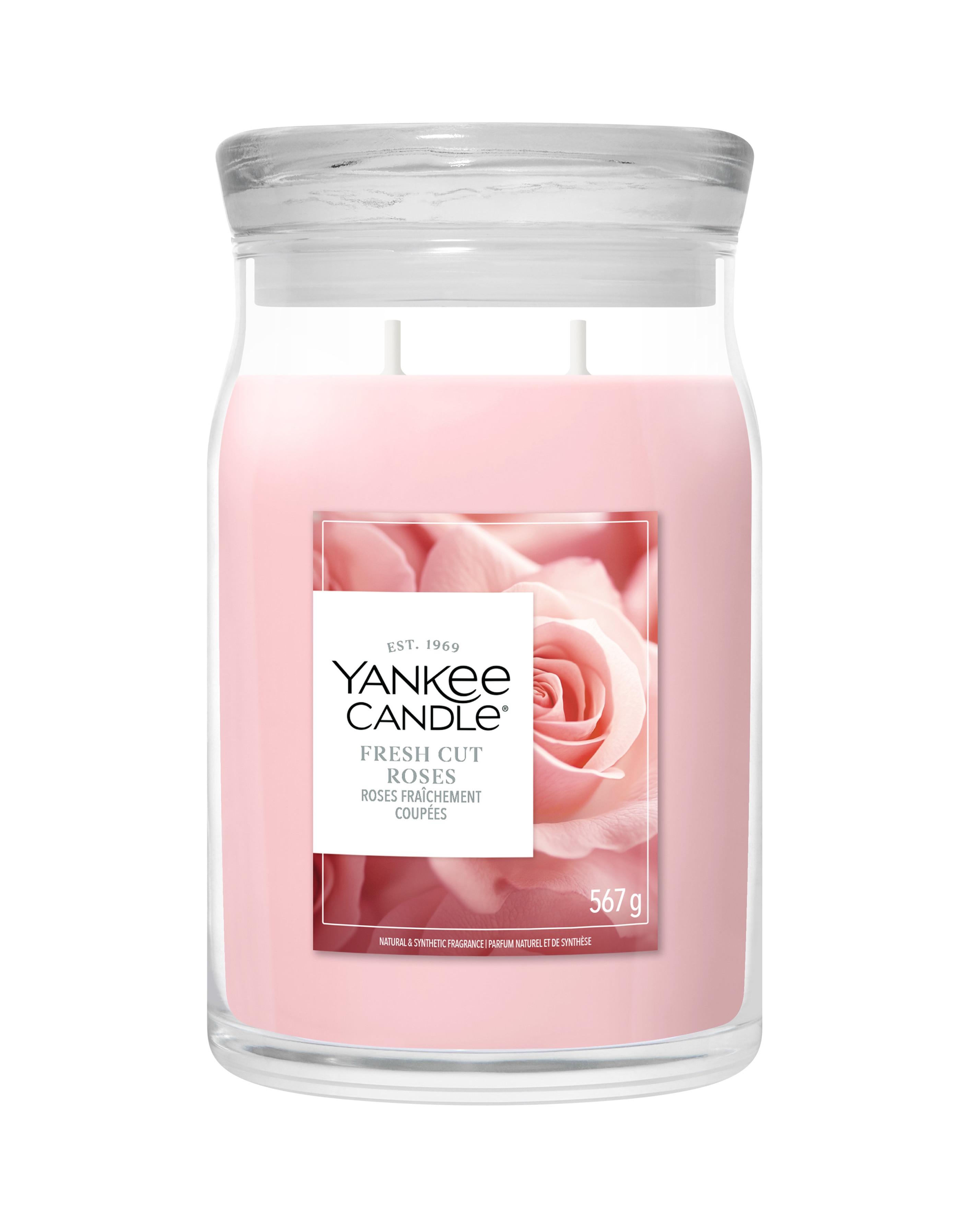 New In - Yankee Candle Large Fresh Cut Roses