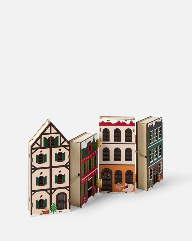 New In - Lit Folding Wooden Street Scene