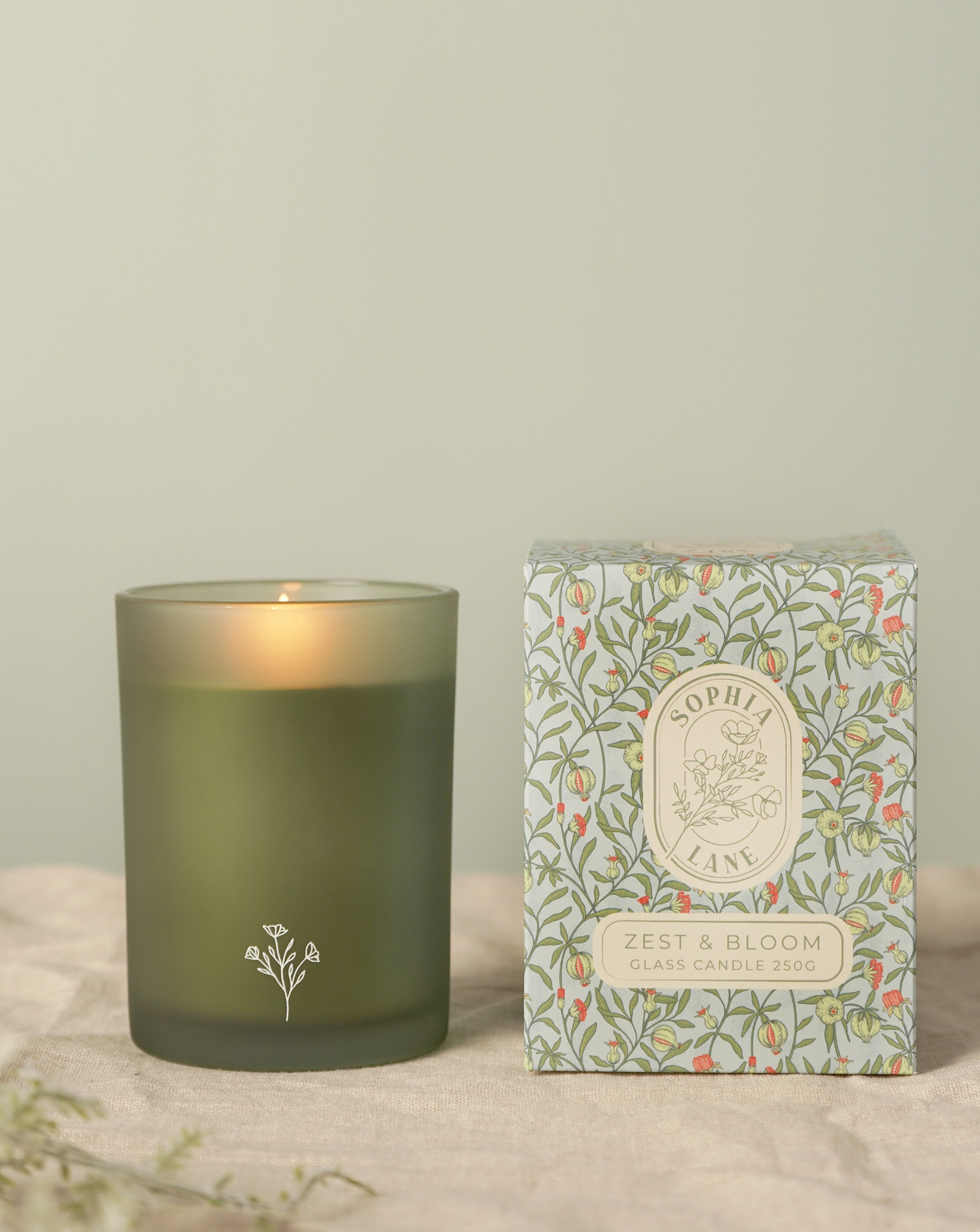 New In - Sophia Lane Zest & Bloom Candle