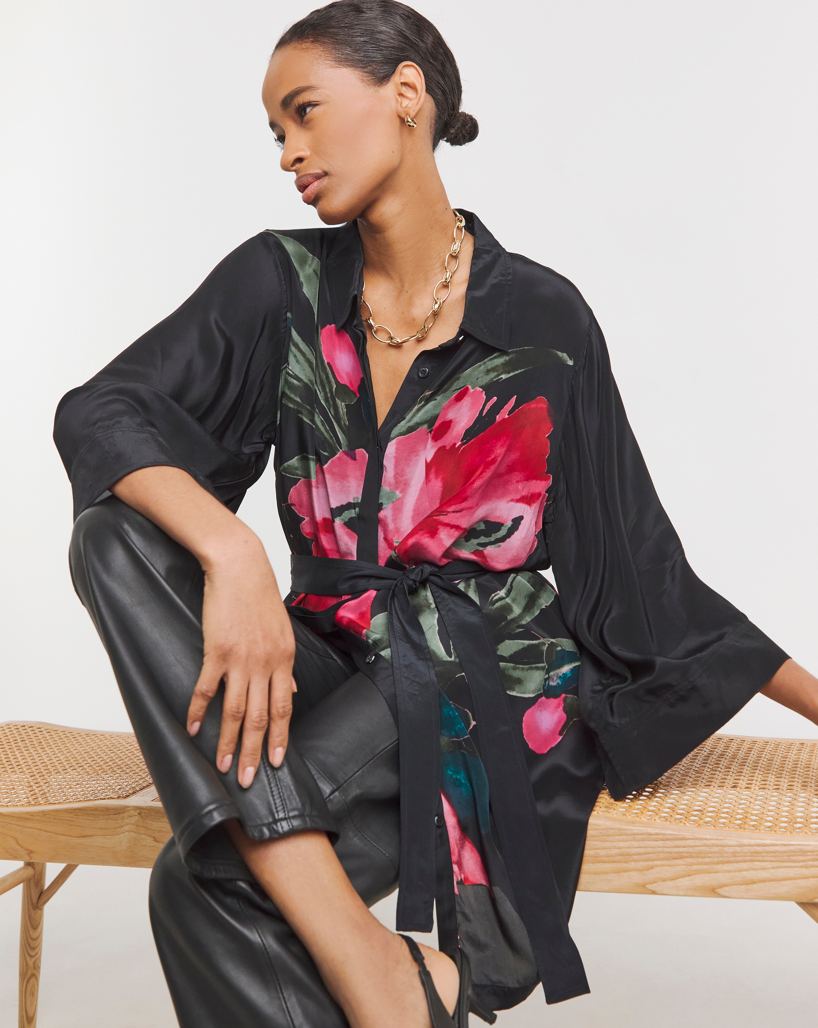 Religion Jade Tunic Kimono Sleeve