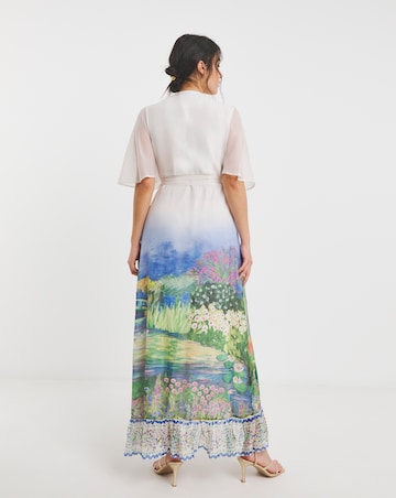 Hope & Ivy Elise Maxi Wrap Dress