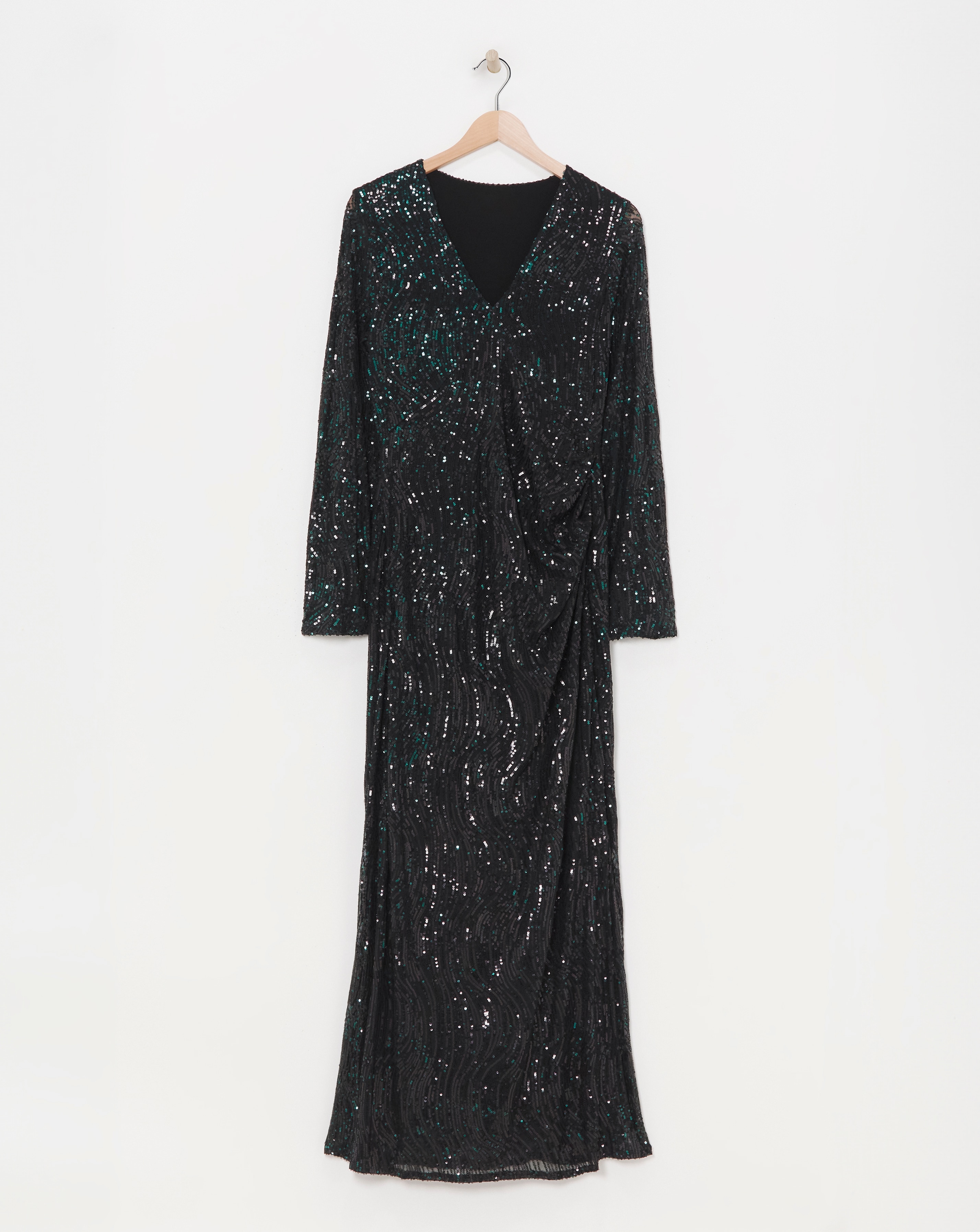 Flounce London Sequin Maxi Dress