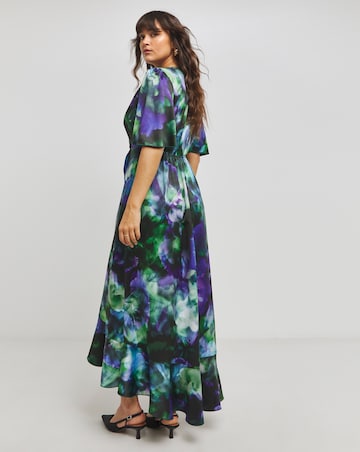 Flounce London Wrap Maxi Dress