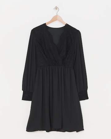 Flounce London Lace Mini Dress