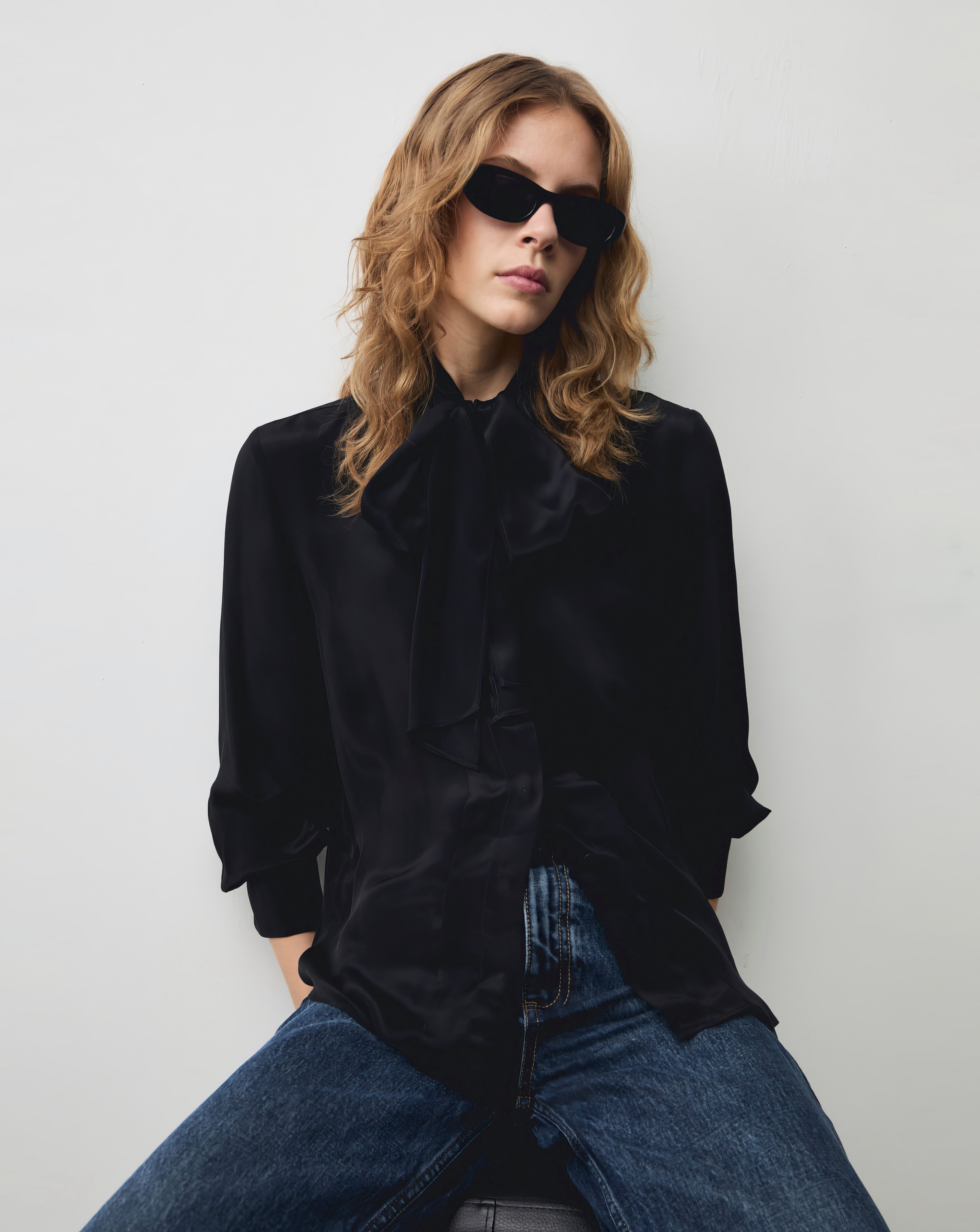 Mango Noemi Satin Blouse