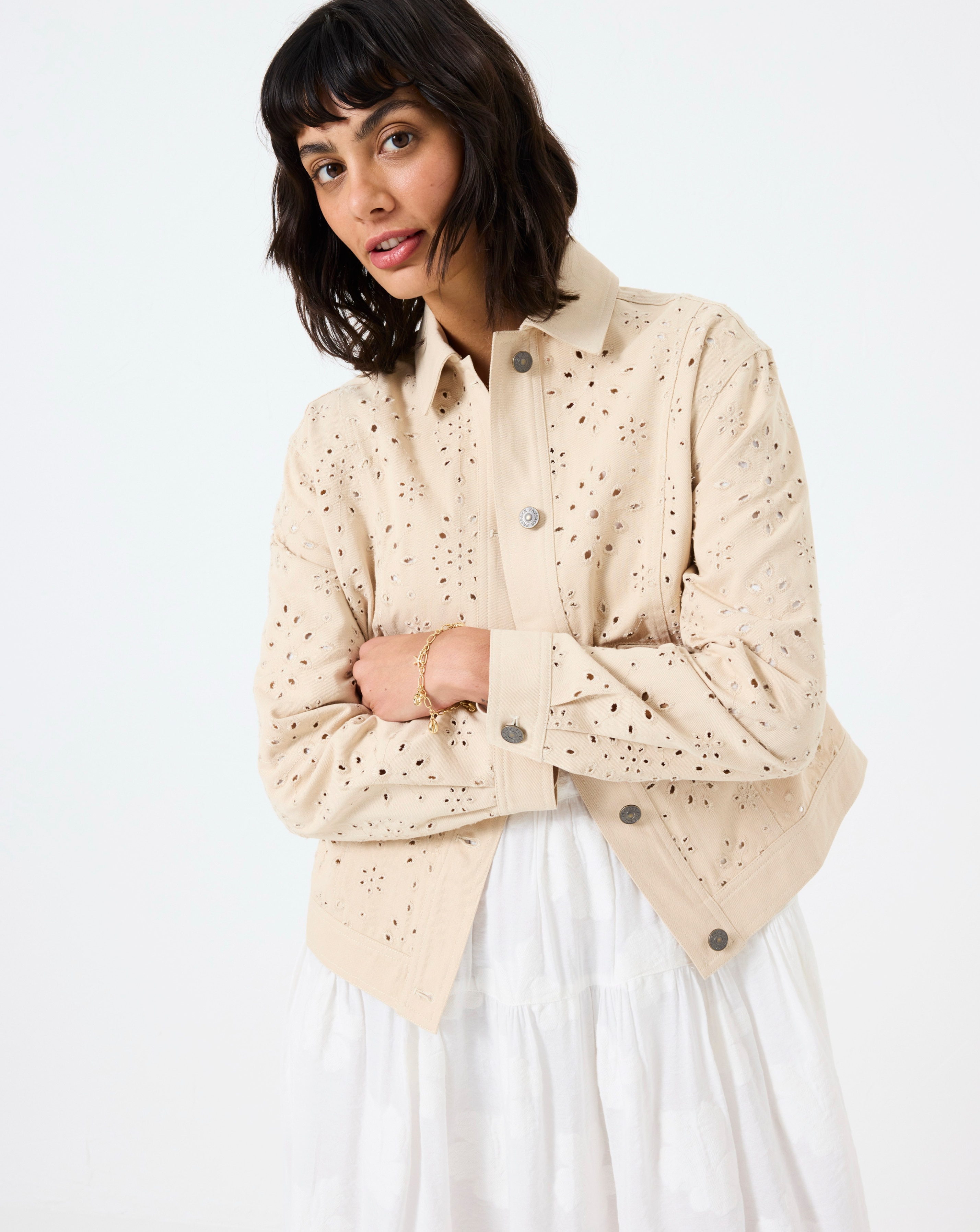 FatFace Broderie Jacket