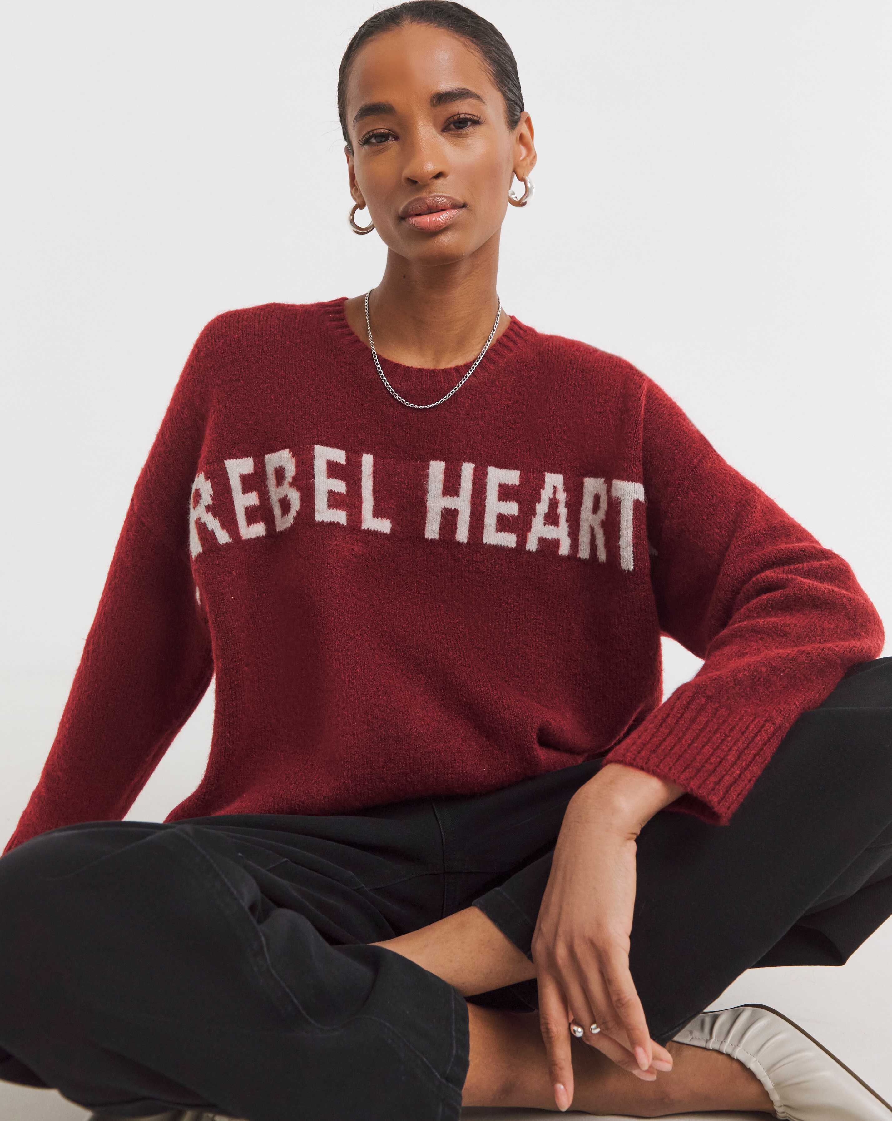 Religion Rebel Wool Mix Jumper