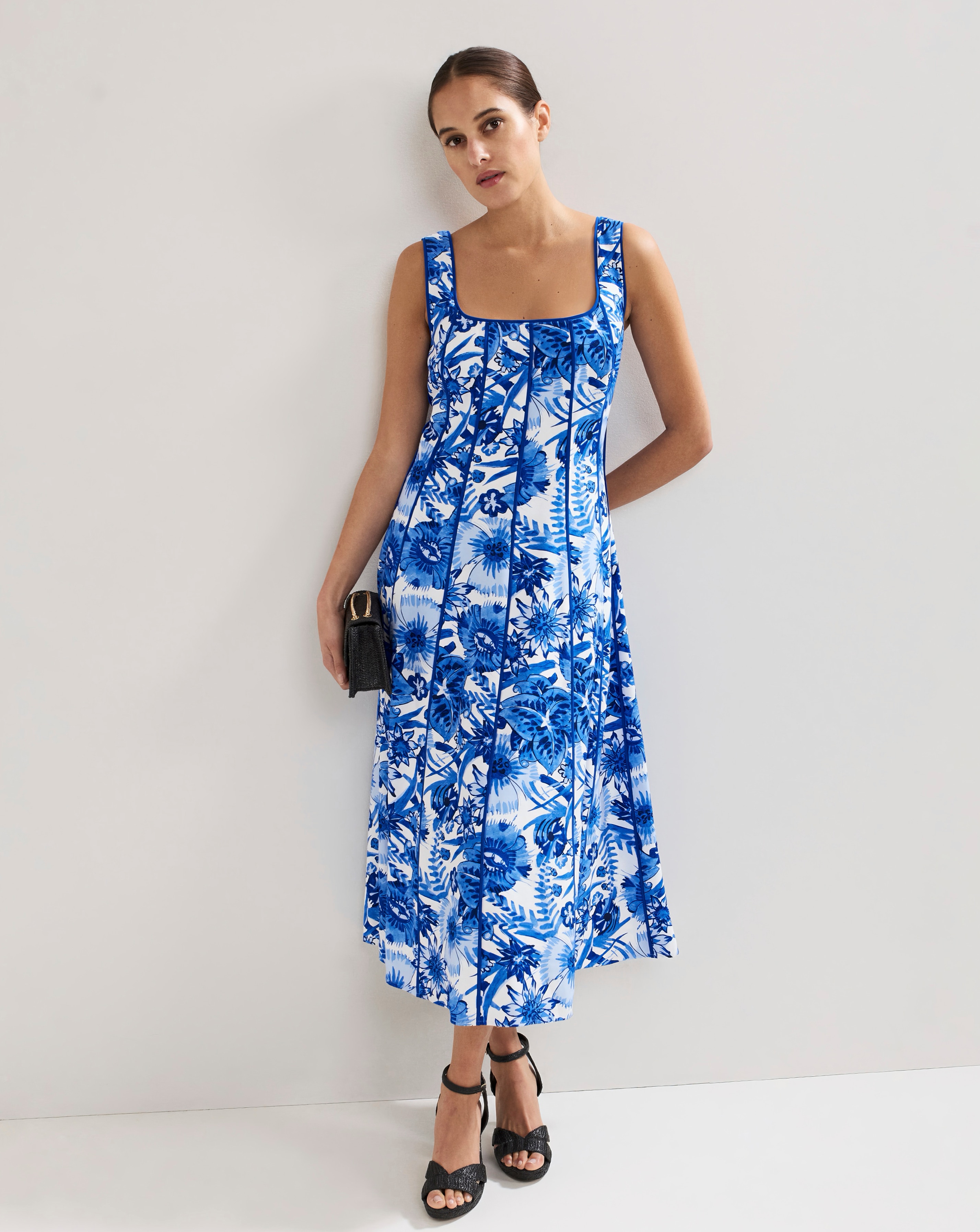 Phase Eight Printed Midi Dress
